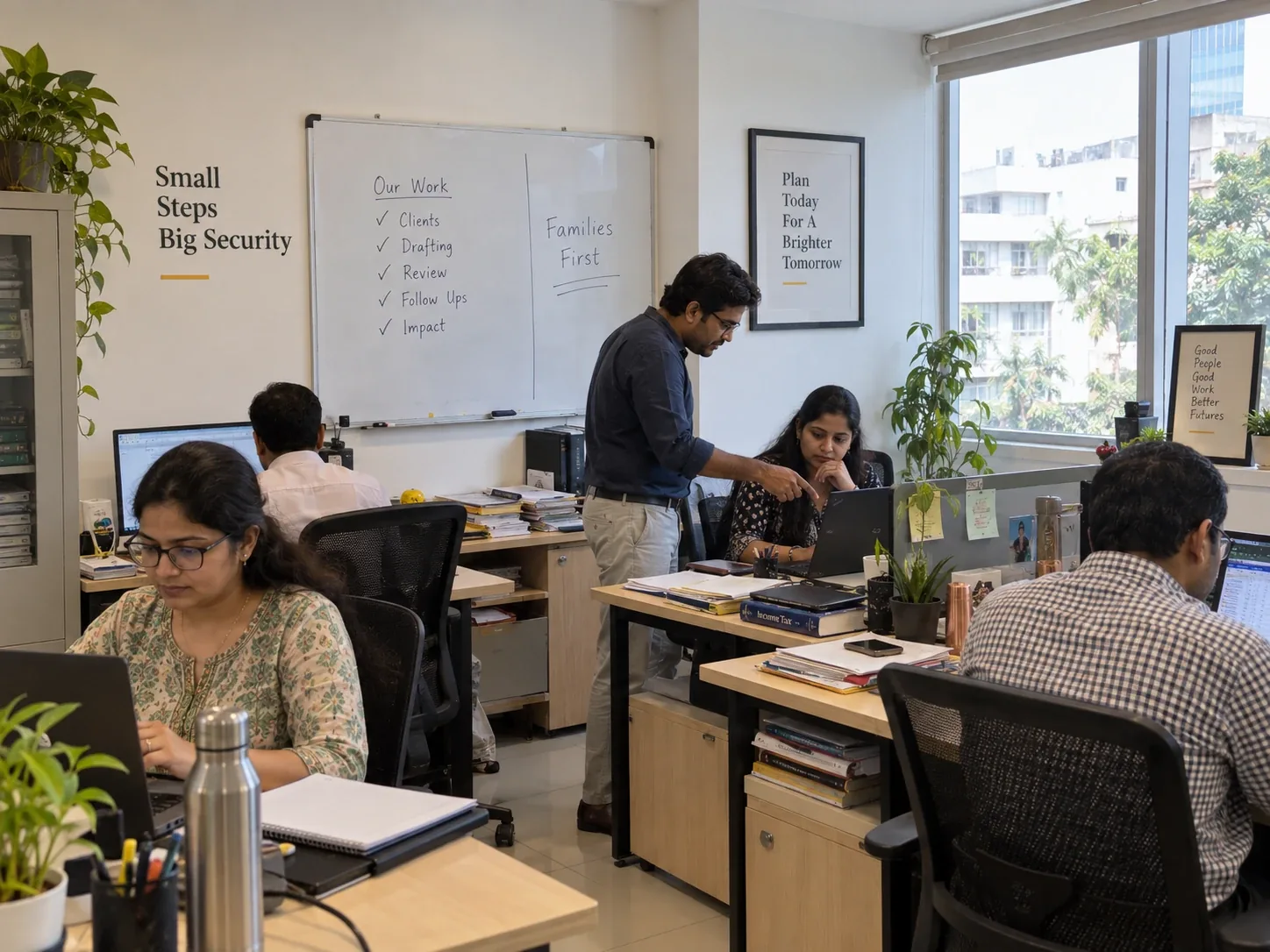 The WillSetu office in Hyderabad